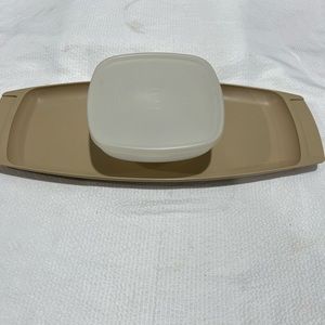 Vintage Tupperware Dip serve set.